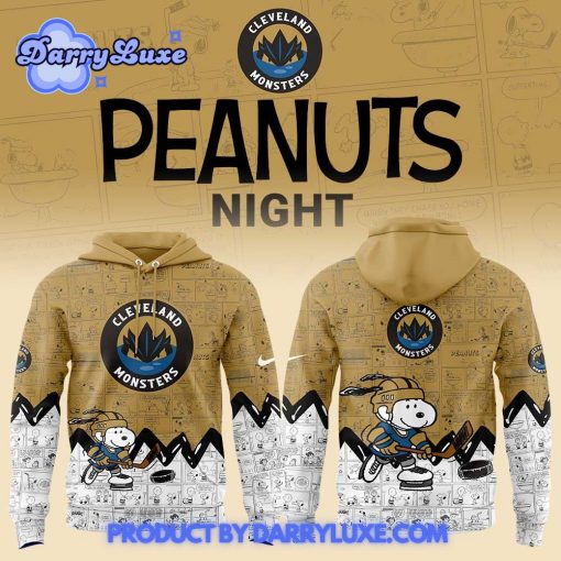 Cleveland Monsters 75th Anniversary of Peanuts Hoodie Set