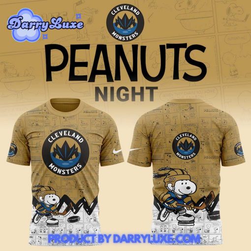 Cleveland Monsters 75th Anniversary of Peanuts Shirt