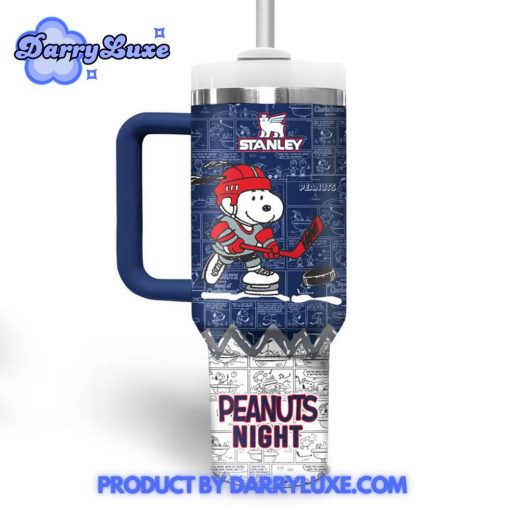 Columbus Blue Jackets 75th Anniversary of Peanuts Stanley Tumbler