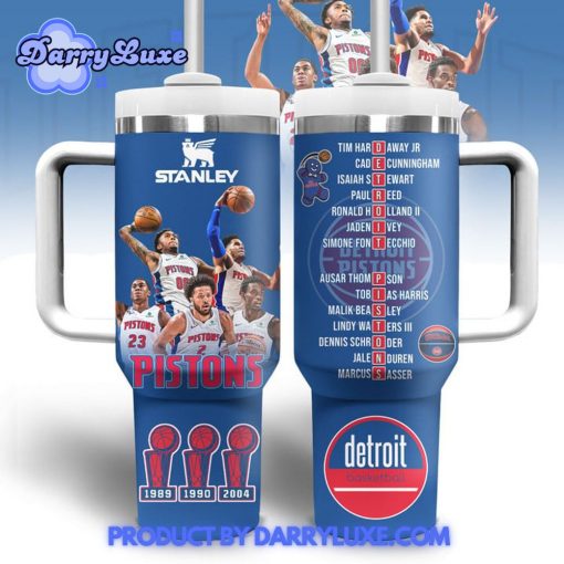 Detroit Pistons NBA 2025 Roster Team Stanley Tumbler