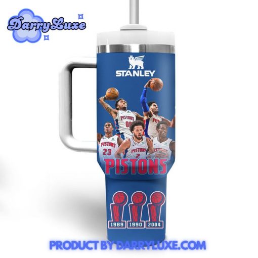 Detroit Pistons NBA 2025 Roster Team Stanley Tumbler