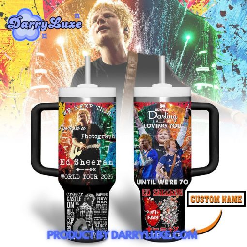 Ed Sheeran The Mathematics Tour 2025 Stanley Tumbler