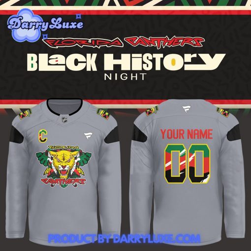 Florida Panthers NHL 2025 Limited “Black History Night” Hockey Jersey