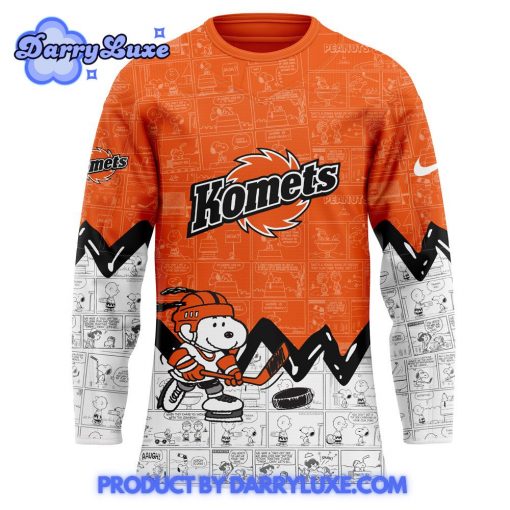 Fort Wayne Komets 75th Anniversary of Peanuts Hockey Jersey