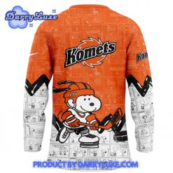 Fort Wayne Komets 75th Anniversary of Peanuts Hockey Jersey