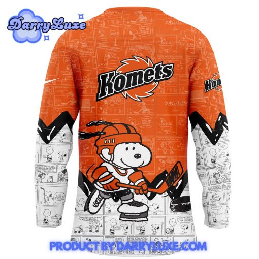 Fort Wayne Komets 75th Anniversary of Peanuts Hockey Jersey