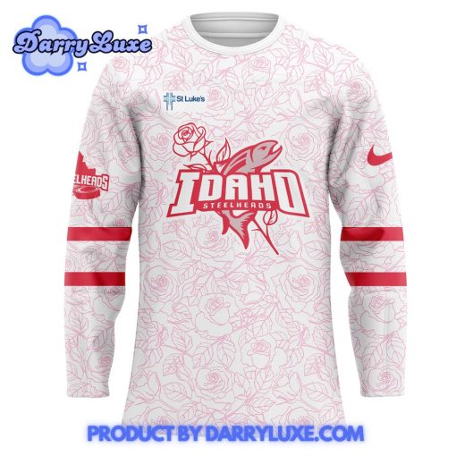 Idaho Steelheads Pink in the Rink Hockey Jersey 2025