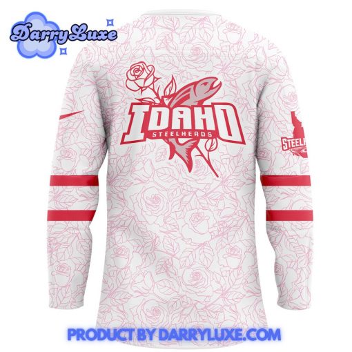 Idaho Steelheads Pink in the Rink Hockey Jersey 2025