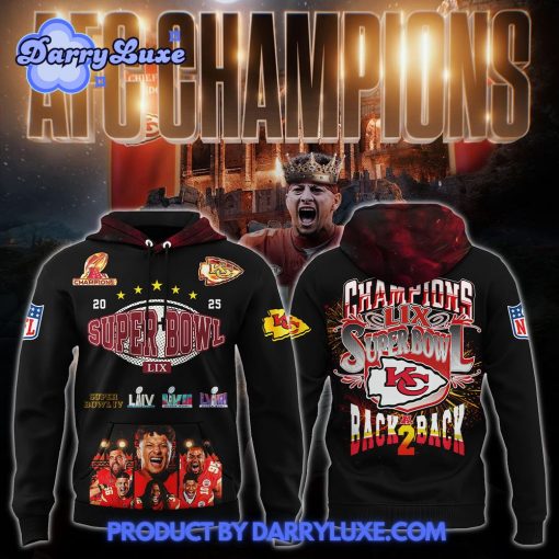 Kansas City Chiefs Back To Back Champions 2025 Hoodie