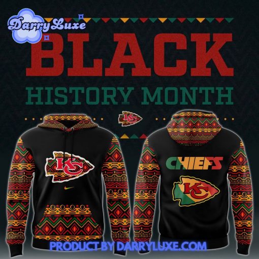 Kansas City Chiefs Black History Month 2025 Hoodie