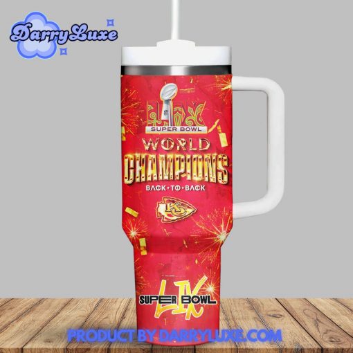 Kansas City Chiefs Super Bowl LIX Champions Stanley Tumbler