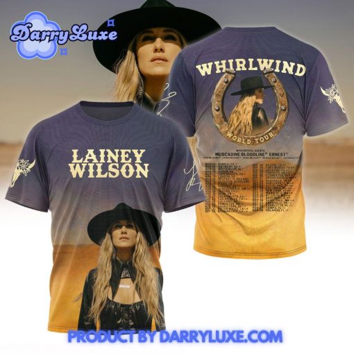 Lainey Wilson 2025 Whirlwind World Tour Special Shirt