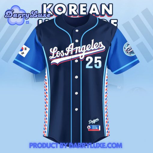 Los Angeles Dodgers Korean Heritage Night Limited Baseball Jersey