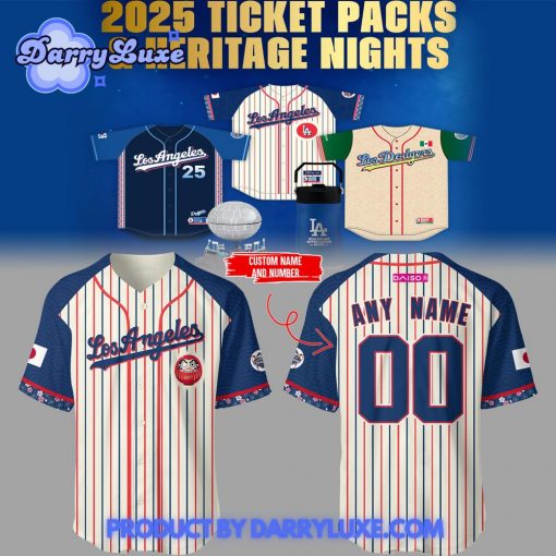 Los Angeles Dodgers MLB 2025 “Japanese Heritage Night 2025” Jersey