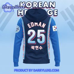 Los Angeles Dodgers MLB 2025 “Korean Heritage Night” Hoodie