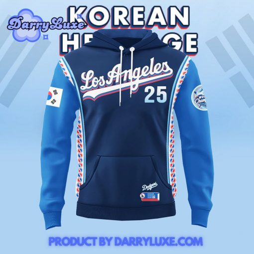 Los Angeles Dodgers MLB 2025 “Korean Heritage Night” Hoodie