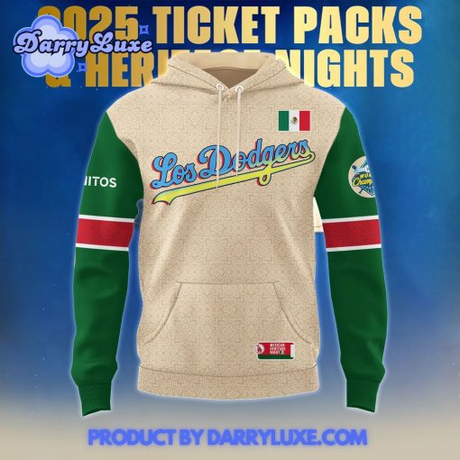 Los Angeles Dodgers MLB 2025 “Mexican Heritage Night” Hoodie