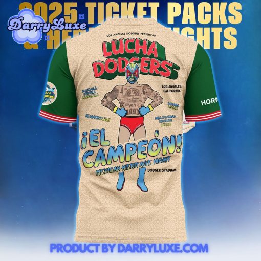 Los Angeles Dodgers MLB 2025 “Mexican Heritage Night” Shirt