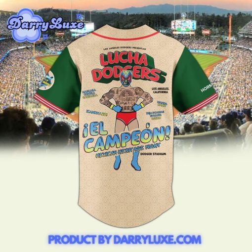 Los Angeles Dodgers Mexican Heritage Night Limited Baseball Jersey