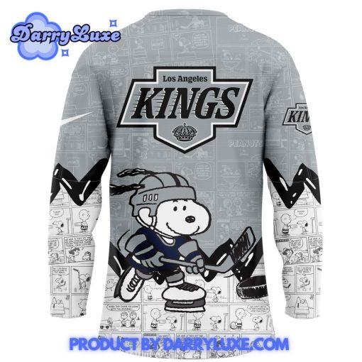 Los Angeles Kings Anniversary of Peanuts Hockey Jersey