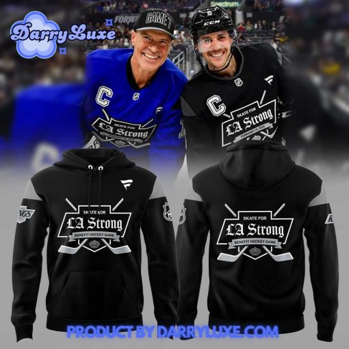 Los Angeles Kings LA Strong Black Hoodie Set 2025