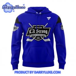 Los Angeles Kings LA Strong Blue Hoodie 2025