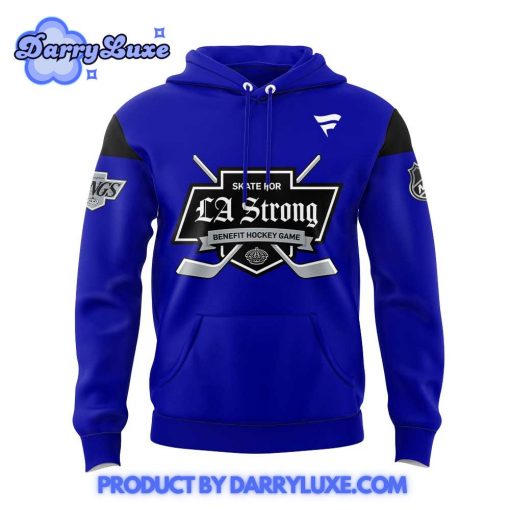 Los Angeles Kings LA Strong Blue Hoodie Set 2025