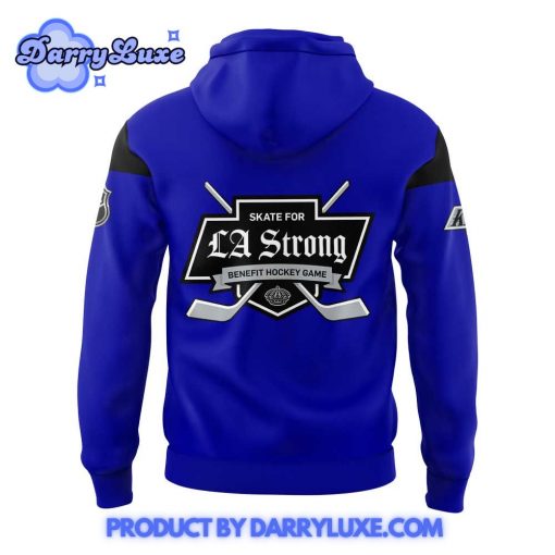 Los Angeles Kings LA Strong Blue Hoodie Set 2025