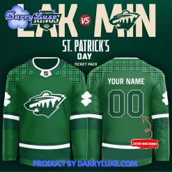 Minnesota Wild St Patricks Day 2025 Hockey Jersey