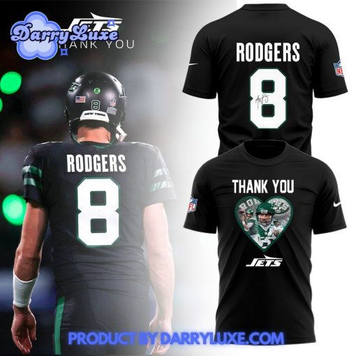 New York Jets NFL 2025 Nike “Thank You, Rodgers” Shirt