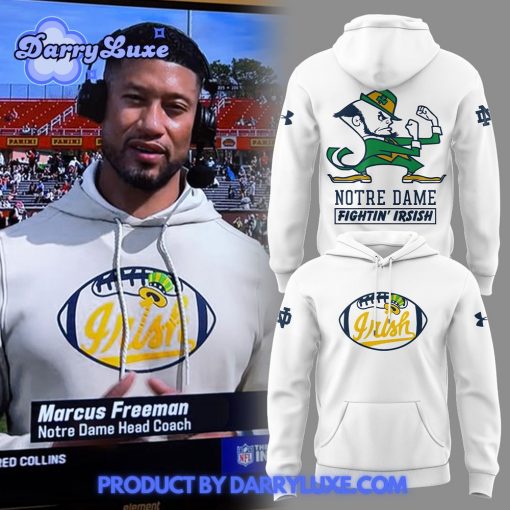 Notre Dame Football Coach Marcus Freeman Hoodie Set