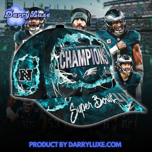 Philadelphia Eagles 2025 Super Bowl LIX Champions Cap