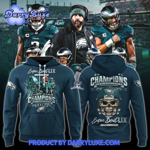 Philadelphia Eagles 2025 Super Bowl LIX Champions Hoodie