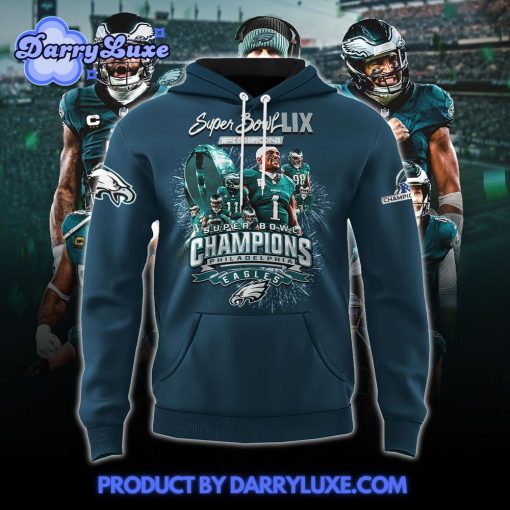 Philadelphia Eagles 2025 Super Bowl LIX Champions Hoodie