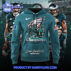 Philadelphia Eagles 2025 Super Bowl LIX Champions Nike Hoodie