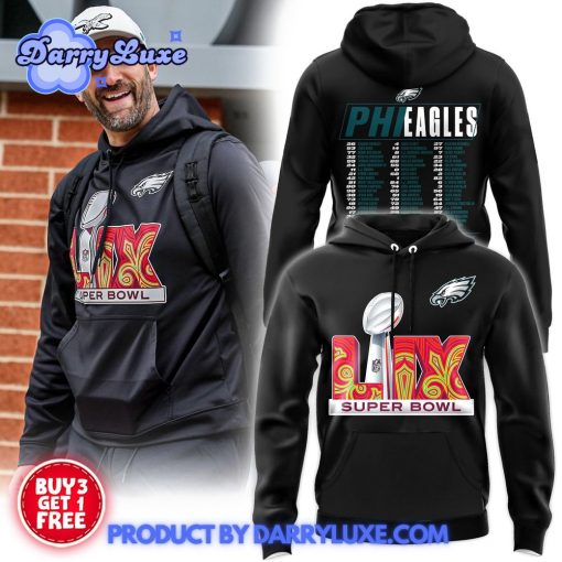 Philadelphia Eagles Football Team Super Bowl LIX Hoodie