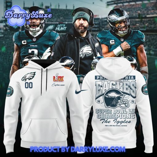 Philadelphia Eagles Super Bowl LIX Champions 2025 Hoodie