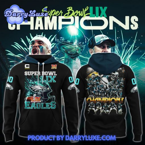 Philadelphia Eagles Super Bowl LIX Champions 2025 Limited Hoodie