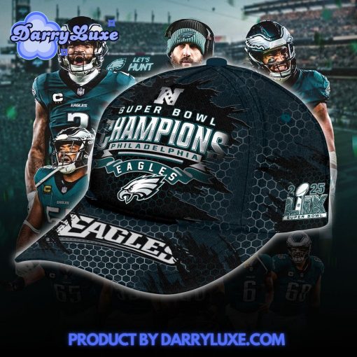 Philadelphia Eagles Super Bowl LIX Champions Cap