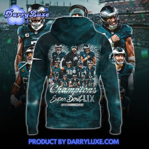 Philadelphia Eagles Super Bowl LIX Champions Hoodie