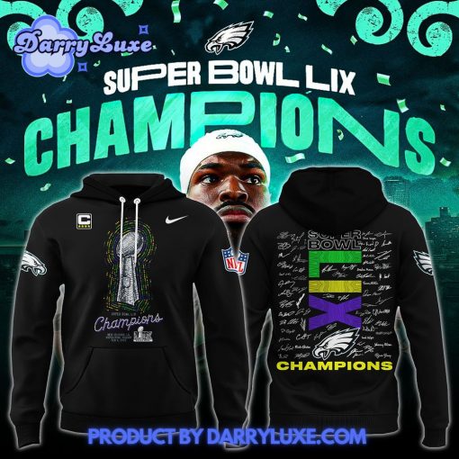 Philadelphia Eagles Super Bowl LIX Champions Nike Limited Hoodie