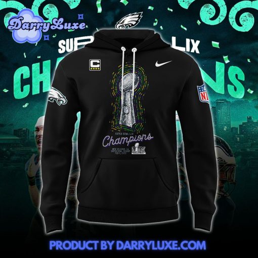 Philadelphia Eagles Super Bowl LIX Champions Nike Limited Hoodie