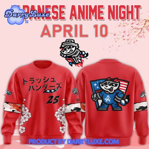 Rocket City Trash Pandas “Japanese Anime Night” Sweatshirt