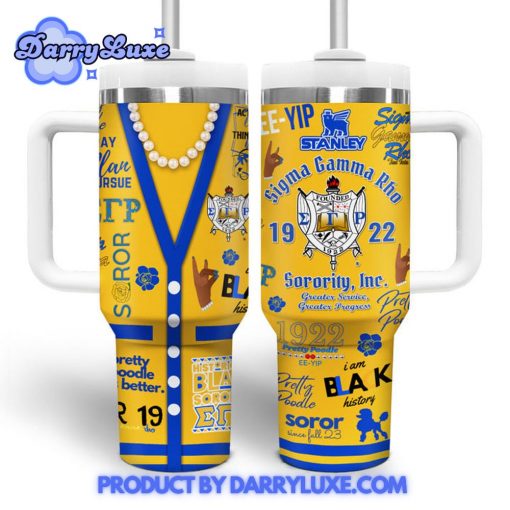 Sigma Gamma Rho Sorority Inc 2025 Stanley Tumbler