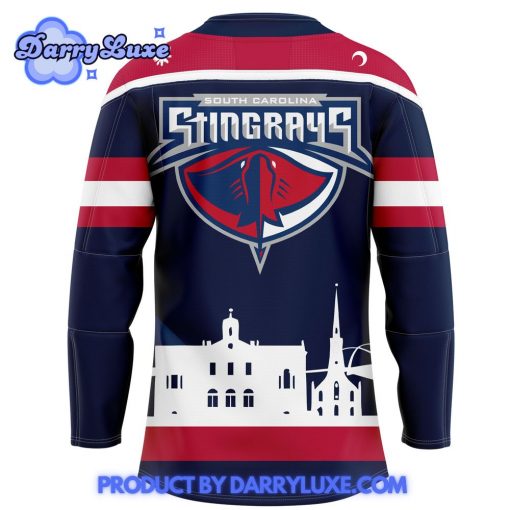 South Carolina Stingrays I Love CHS Night Hockey Jersey