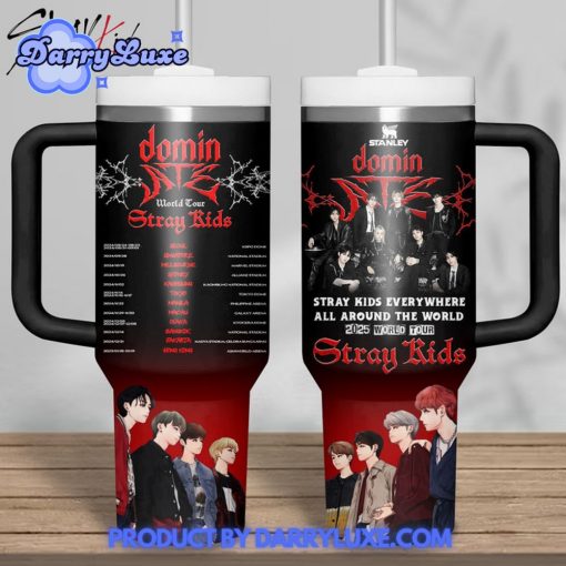 Stray Kids Dominate World Tour 2025 Stanley Tumbler