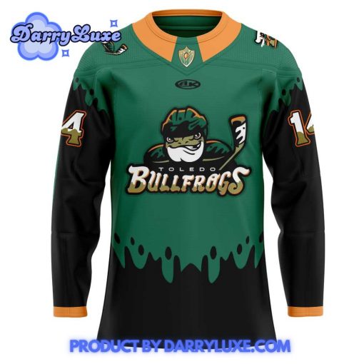 Toledo Walleye Bullfrogs Uniform Hockey Jersey 2025