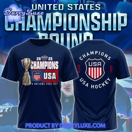 USA Hockey 4 Nations Face-Off 2025 Champions Shirt