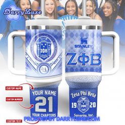 Zeta Phi Beta 2025 Custom Name Stanley Tumbler