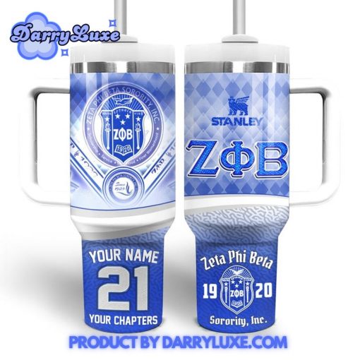 Zeta Phi Beta 2025 Custom Name Stanley Tumbler